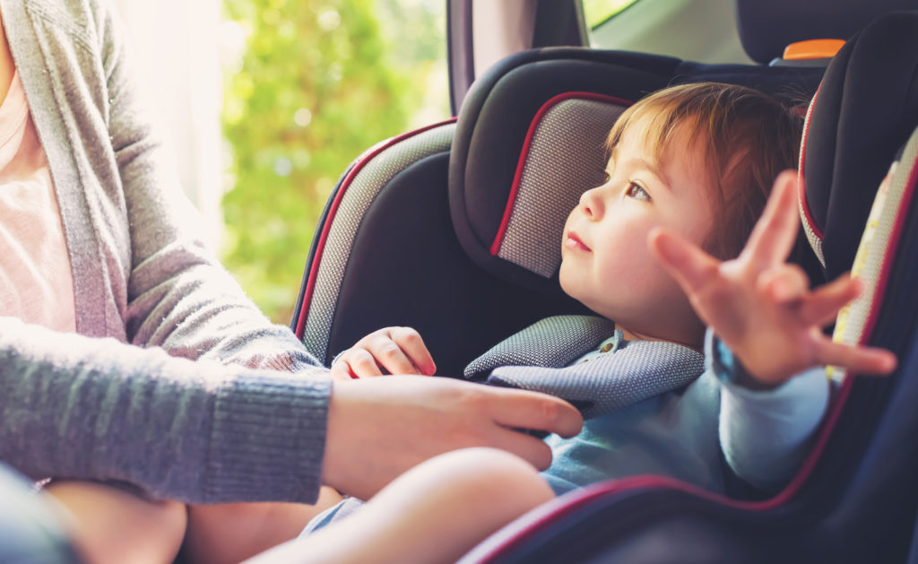 Car seat clearance with newborn insert