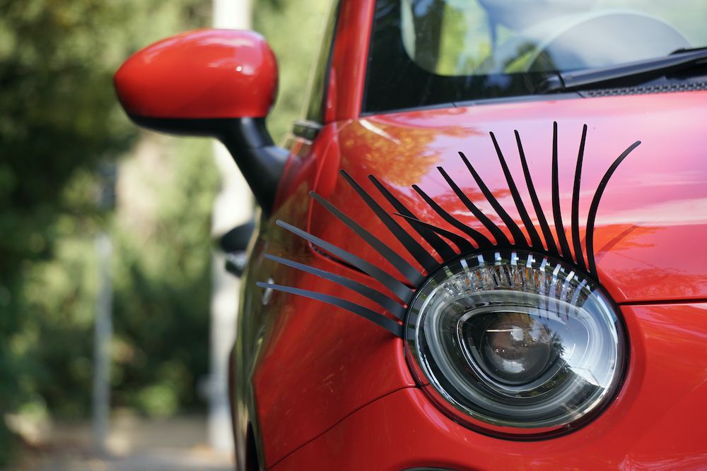 Are Car Stickers and Eyelashes Legal in the UK Go Girl